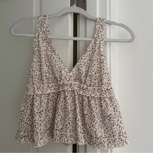 Floral Sleeveless Top